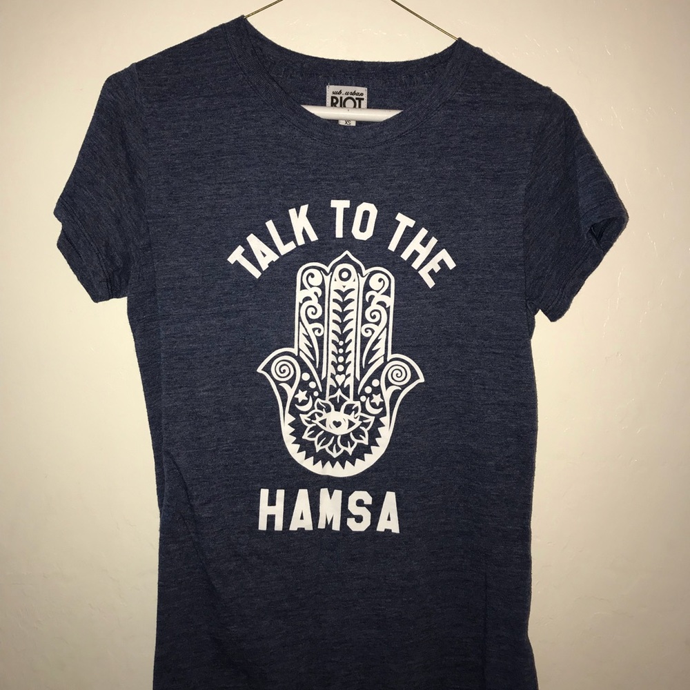 “Talk to the Hamsa” shirt